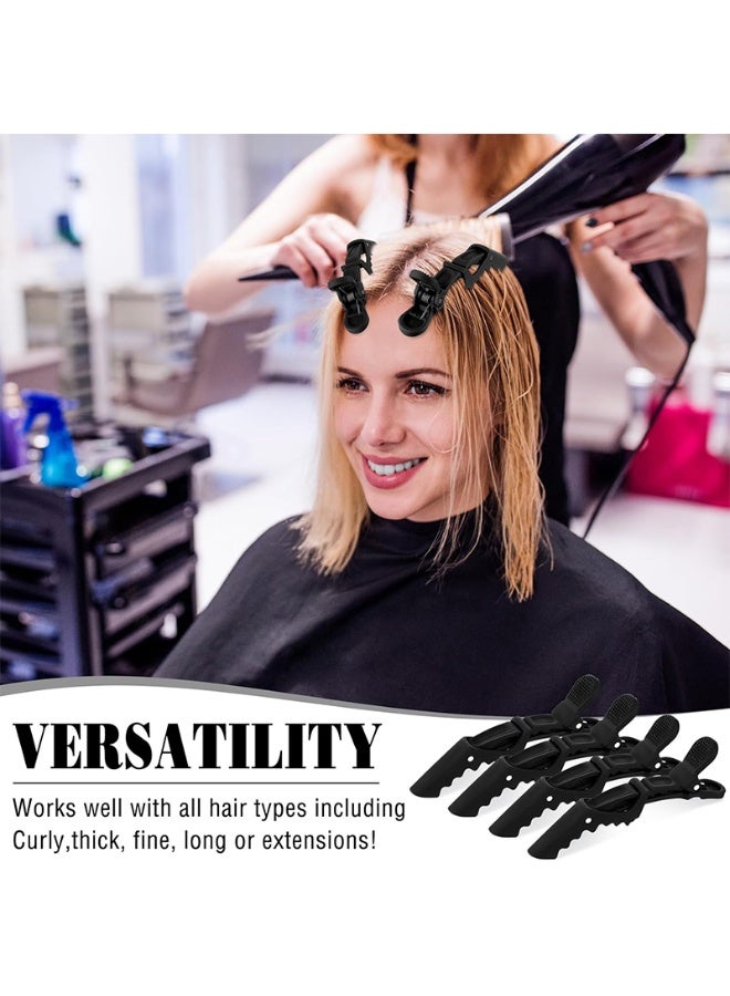Amora Crocodile Hair Clips – 6 pcs, Strong Grip & Non-Slip - Image 3